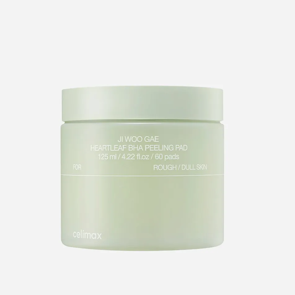 JIWOOGAE ドクダミ BHA ピーリングパッド 125ml/60枚