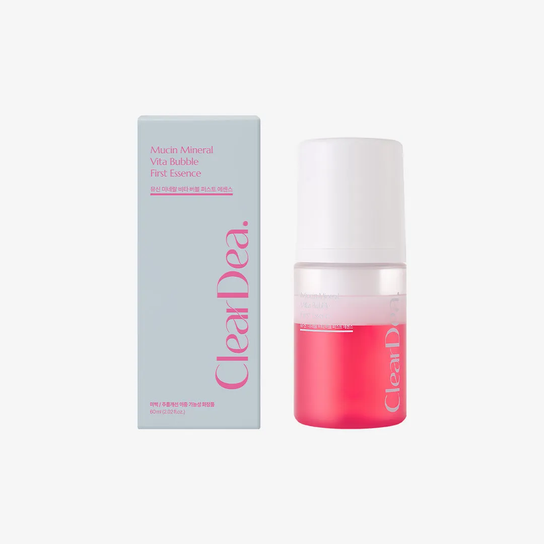 ClearDea Mucin Mineral Vita Bubble First Essence 60ml