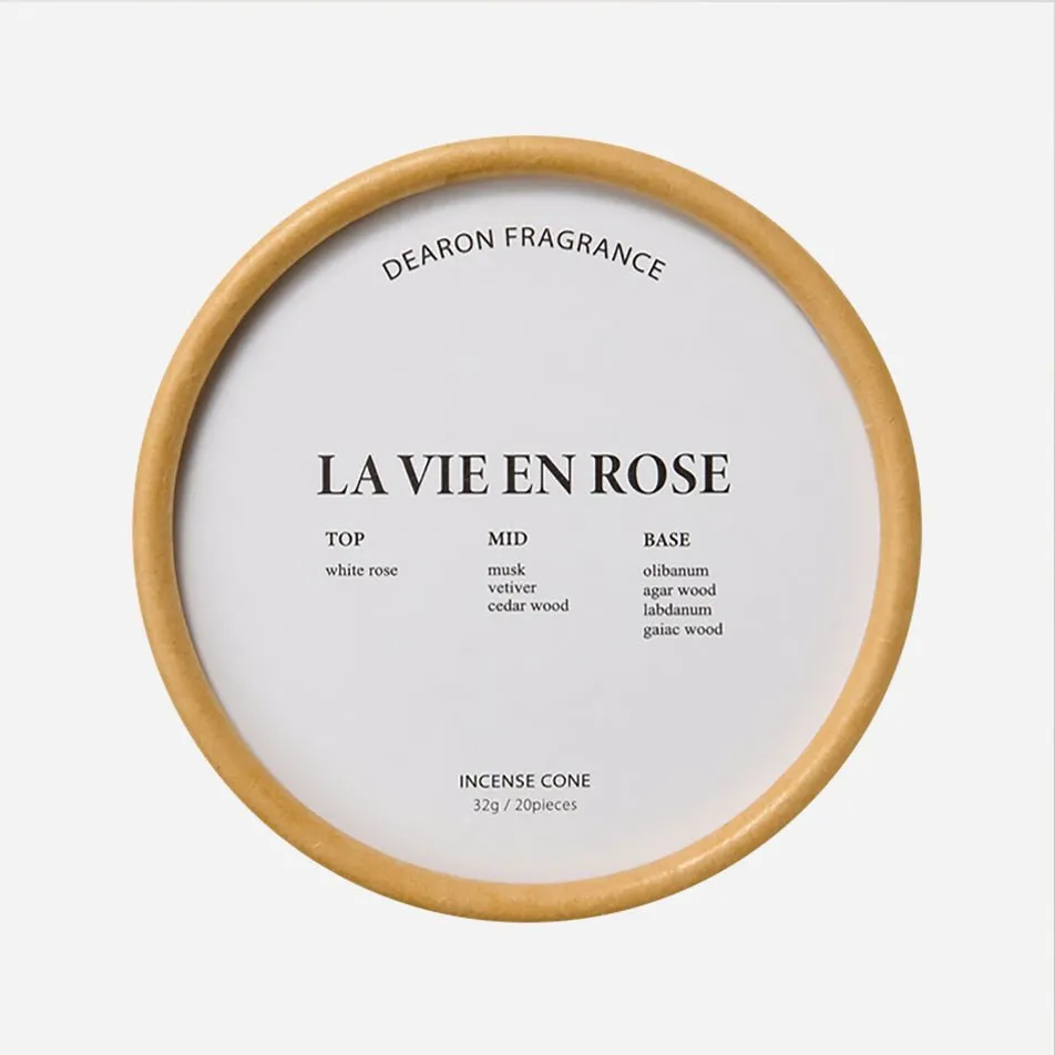 Dearon La Vie en Rose Incense Cone 32g