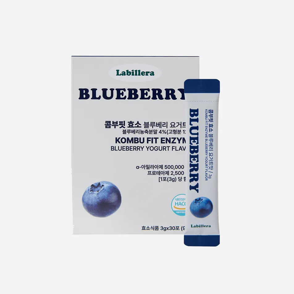 Labillera Kombu Fit Enzyme Blueberry Yogurt Flavor 90g (3g * 30)