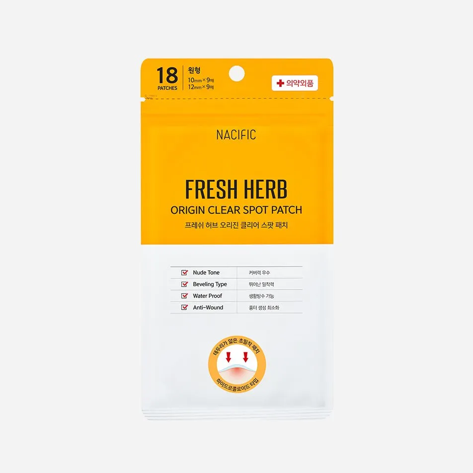 Nacific Fresh Herb Origin Clear Spot Patch 18 sheets