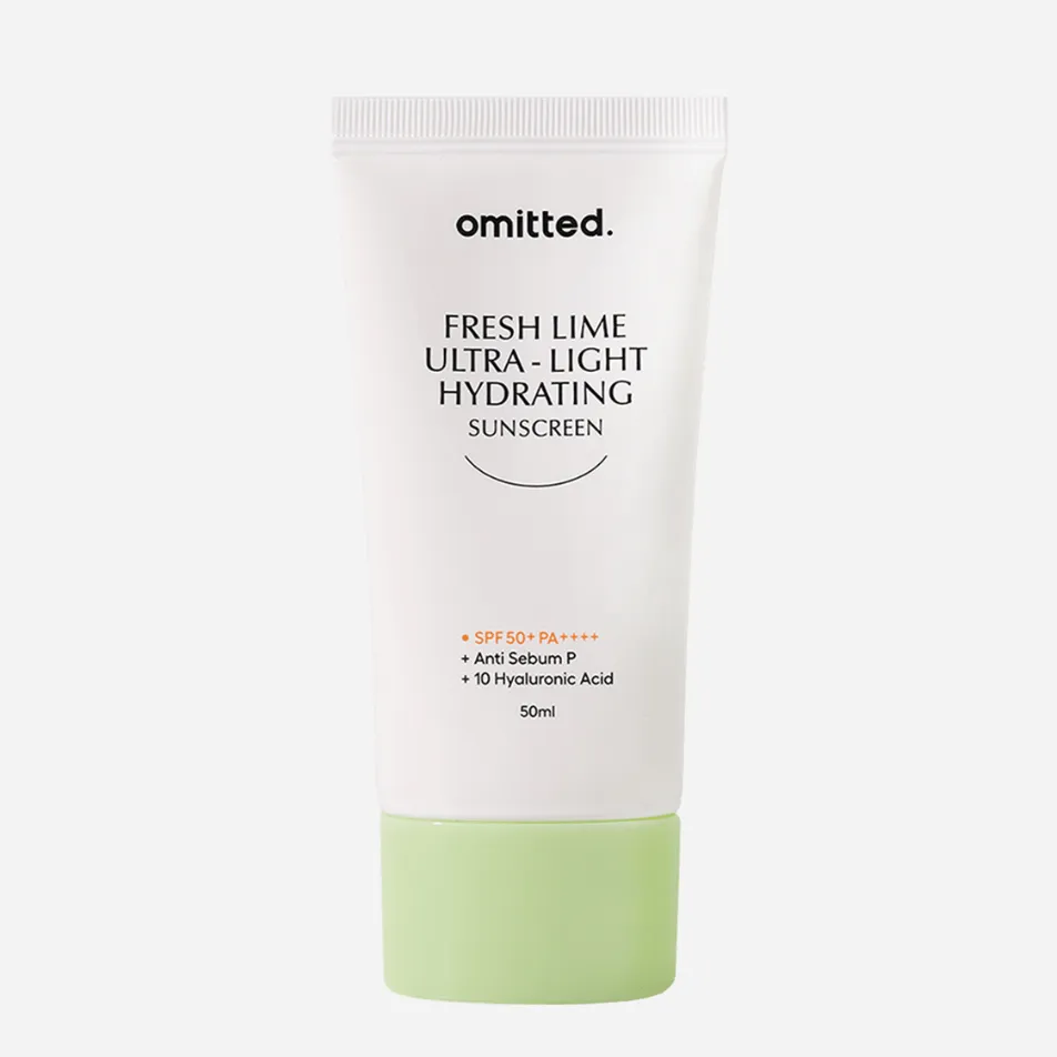 Omitted Fresh Lime Ultra-Light Hydrating Sunscreen 50ml