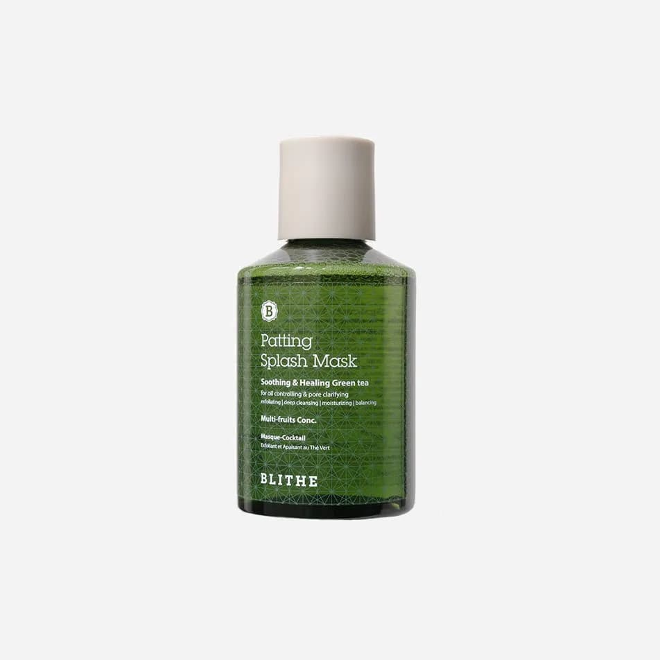 Patting Splash Mask Face Exfoliator with Soothing & Healing Green Tea