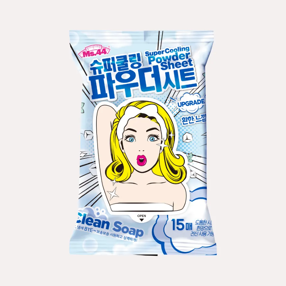 Super Cooling Powder Sheet Clean Soap